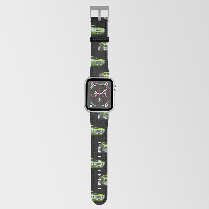 Classic Seventies Style American Muscle Car Cartoon Apple Watch Band by