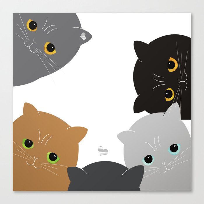 Cats Canvas Print