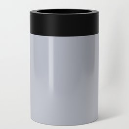 Metallic Silver Gray Can Cooler