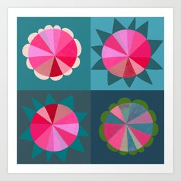 Colour Wheel Art Print