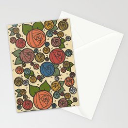 midsummer rosettes Stationery Card