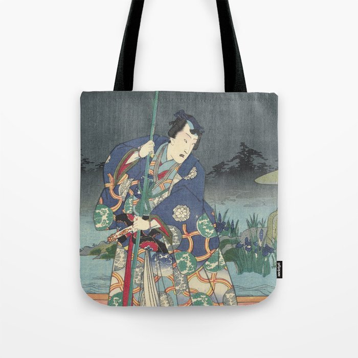 Prince Genji, Japanese Triptych, 1860 Tote Bag
