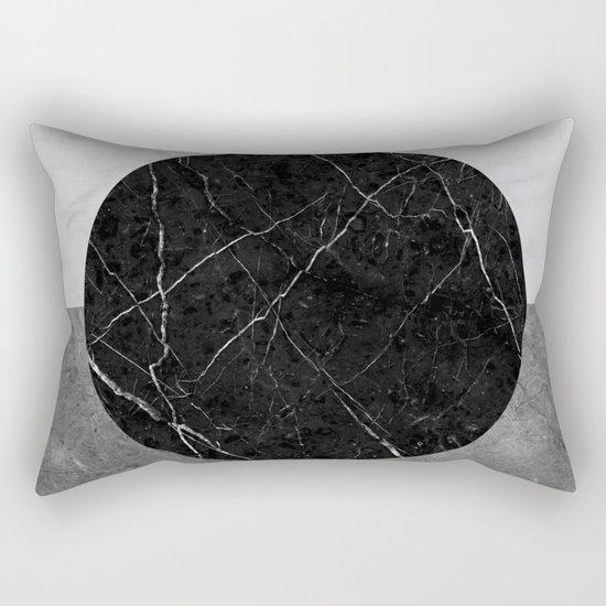 Marble Abstract Rectangular Pillow