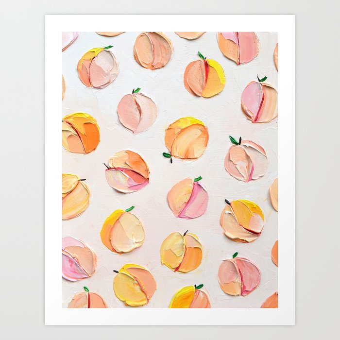 Peaches and Cream 13 Art Print