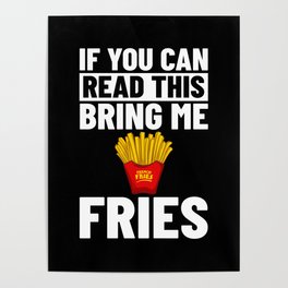 French Fries Fryer Cutter Recipe Oven Poster