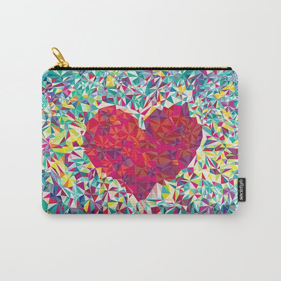 Abstract Love Carry-All Pouch