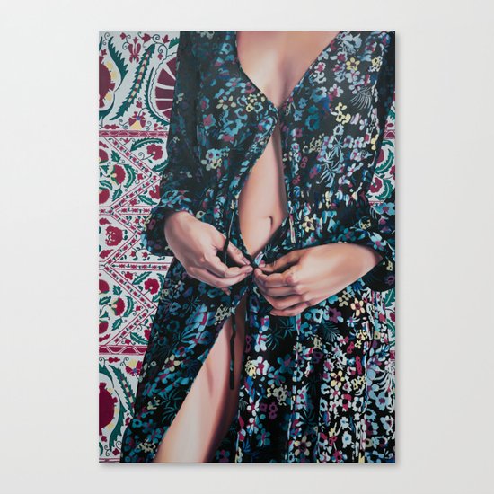 No title VI (Purple) Canvas Print