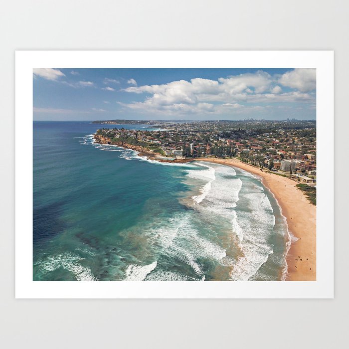 Australian Beaches  Art Print