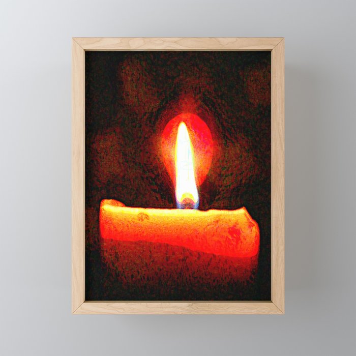 By Candlelight Framed Mini Art Print