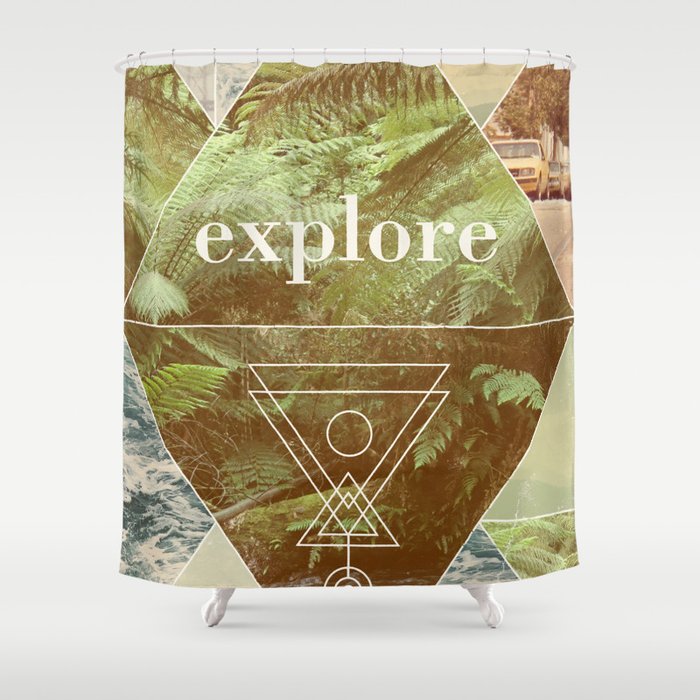 Explore - I Shower Curtain