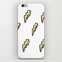 lightning bolt iPhone Skin