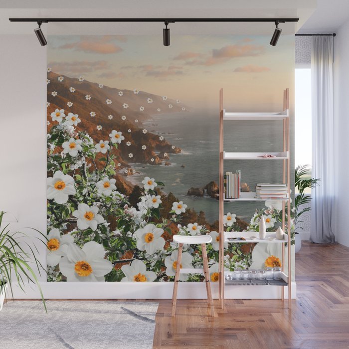 floral coast Wall Mural