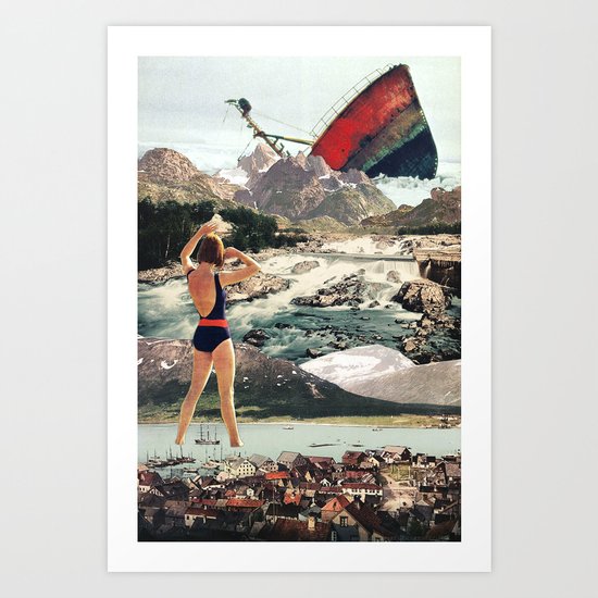 The Wreck Art Print