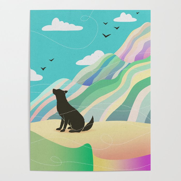 Wind in the Canyon Poster