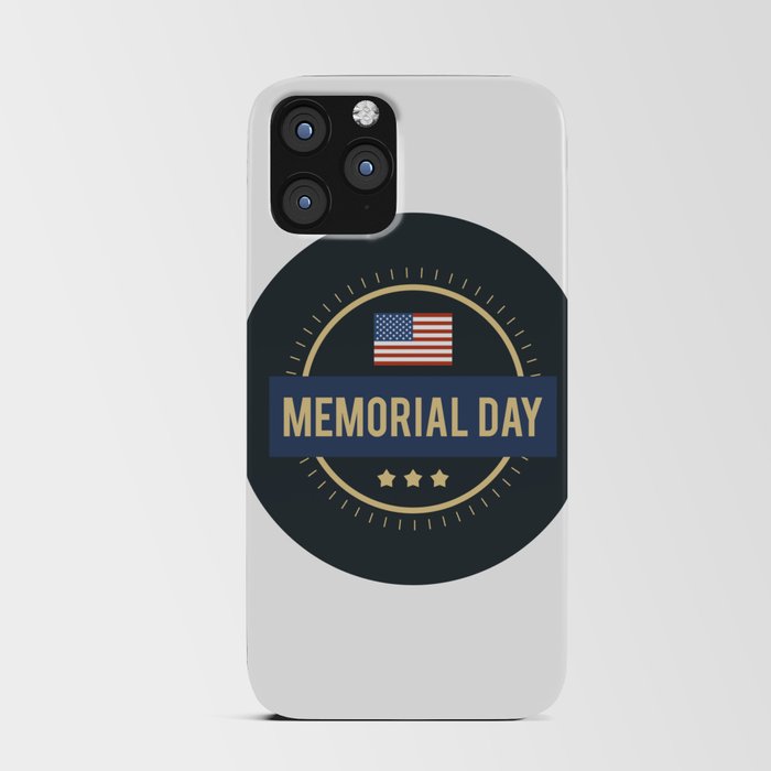 Memorial Day Navy iPhone Card Case