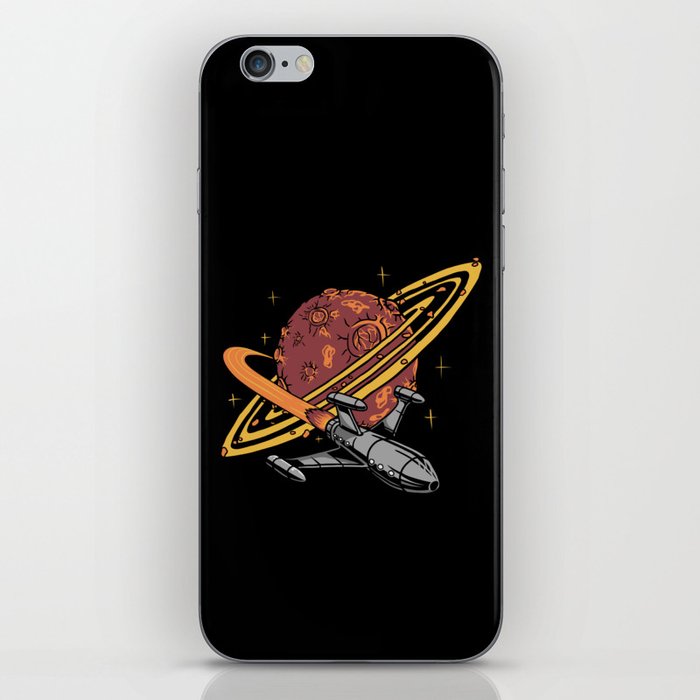 Cool Planet Spaceship Explorer iPhone Skin