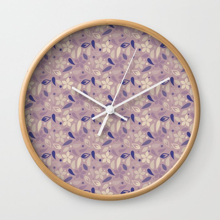 LOVELY FLORAL PATTERN Wall Clock