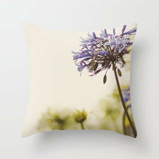 Agapanthus Throw Pillow