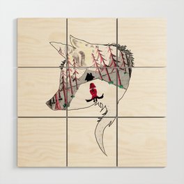 Red's Trial of the Wolf Wood Wall Art