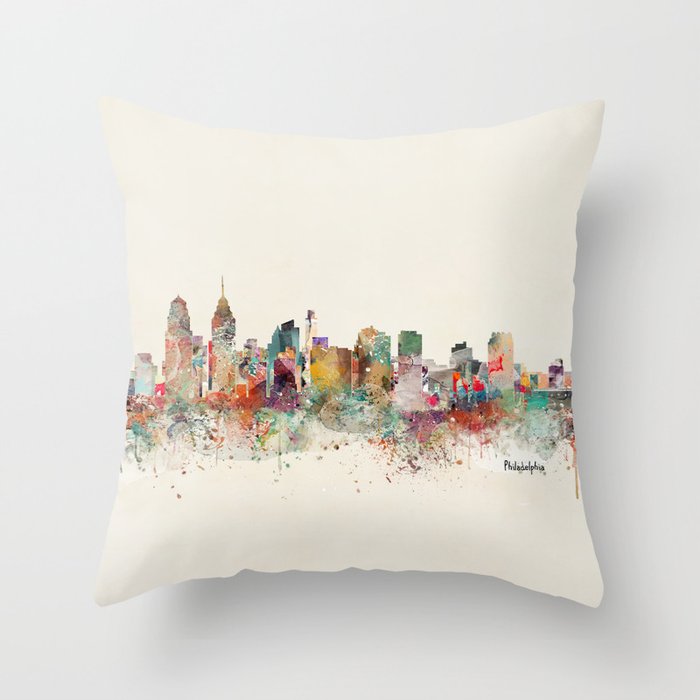 philadelphia skyline Deko-Kissen philadelphia skyline Deko-Kissen