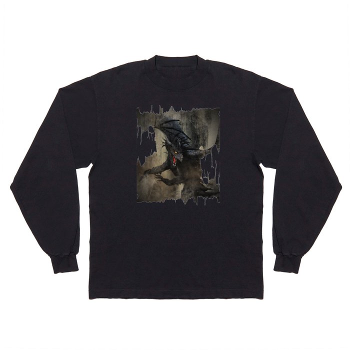 Black Dragon Long Sleeve T Shirt