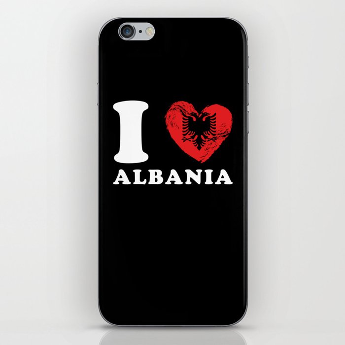 Albania I Love Albania iPhone Skin
