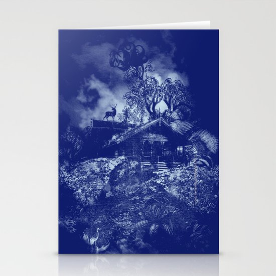 little house on the mount Stationery Cards