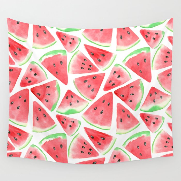 Watermelon slices pattern  Wall Tapestry