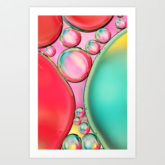 Bubble Squash Art Print