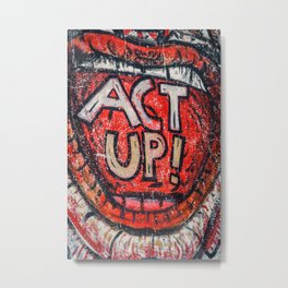 Act Up! Metal Print | Digital, Ipad, Color, Phonecase, Clothing, Grafitti, Homedecor, Iphone, Skin, Photo 