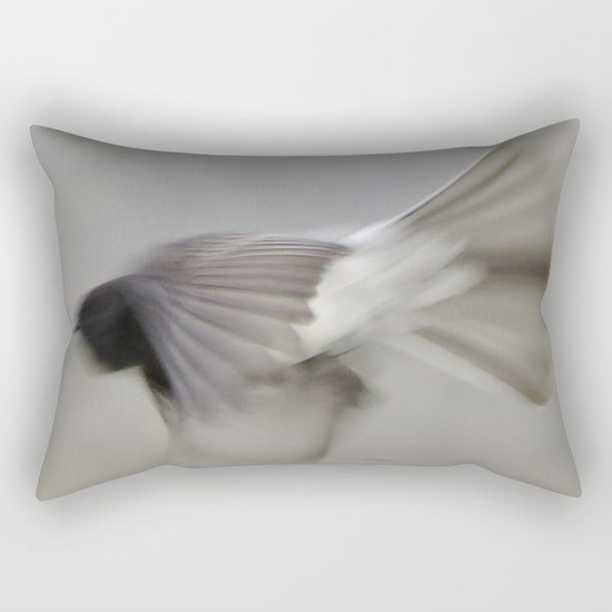 TEXTURES: Flycatcher on the Fly Rectangular Pillow