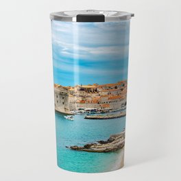 Dubrovnik beach Travel Mug
