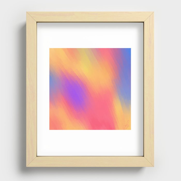 Morning Glory Recessed Framed Print