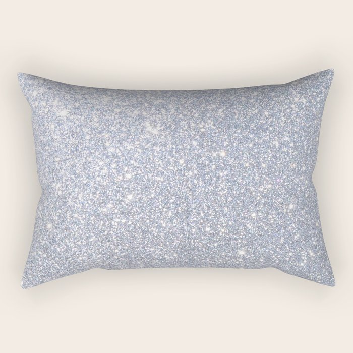 silver rectangle cushion