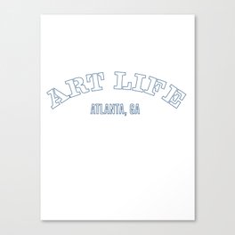 Art Life Atlanta Curved Canvas Print
