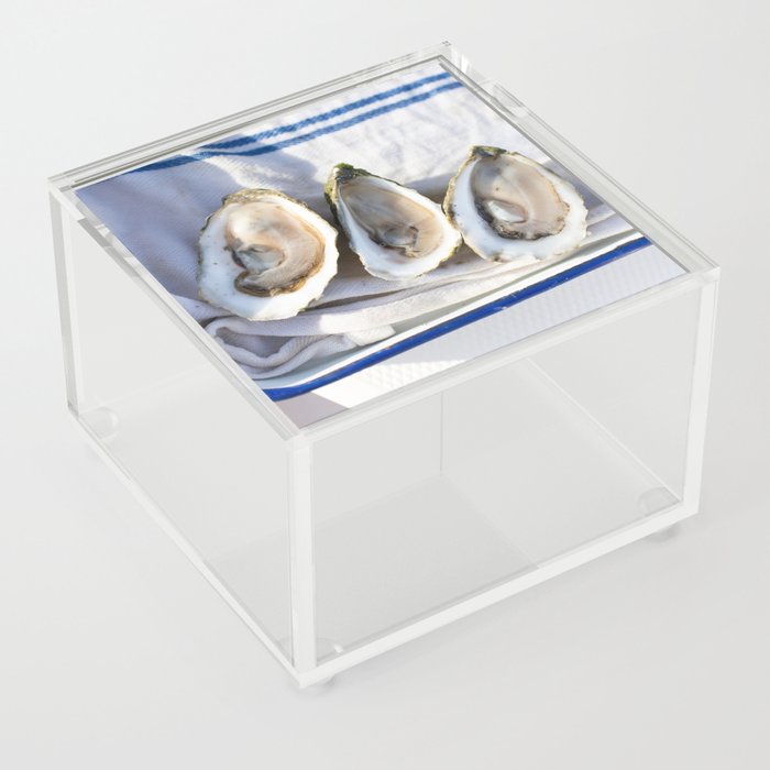 Oysters on Duxbury Bay Acrylic Box