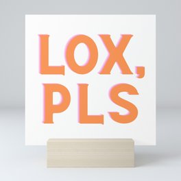 Lox are for luvers Mini Art Print