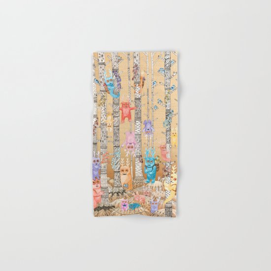 Cute Monsters Hand & Bath Towel