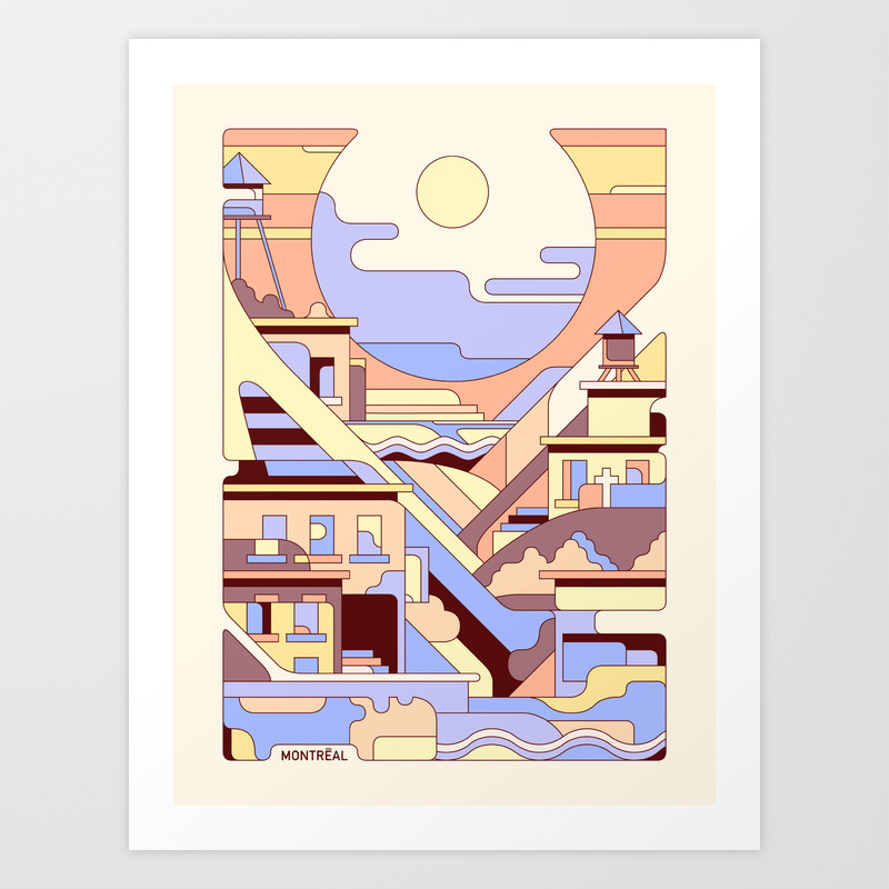 Montreal Art Print By Lsnrworks Society6