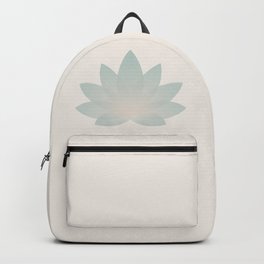 Minimal Lotus Flower VI Backpack