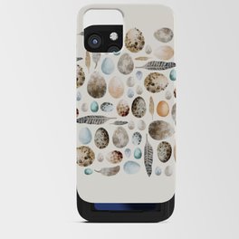 Birds Egg and Feather Collection iPhone Card Case