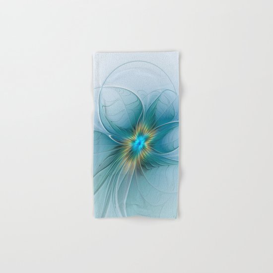 The little Beauty, Abstract Fractal Art Hand & Bath Towel