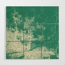 Scottsdale, Arizona - Artistic City Map - USA - Minimal Aesthetic Wood Wall Art