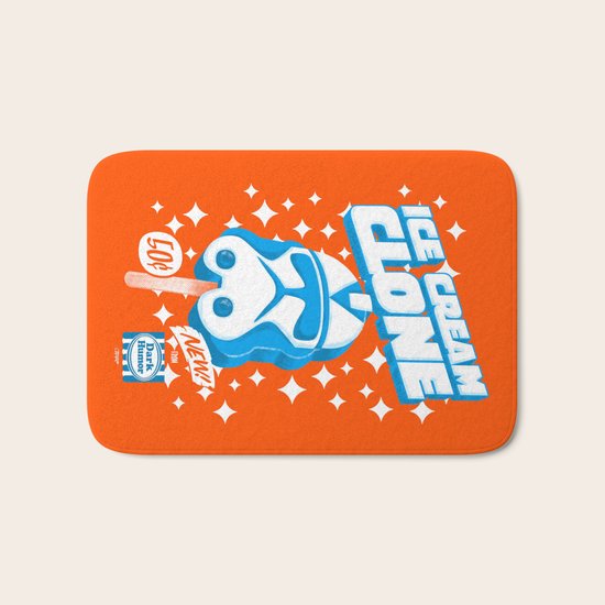 Ice Cream Clone Bath Mat