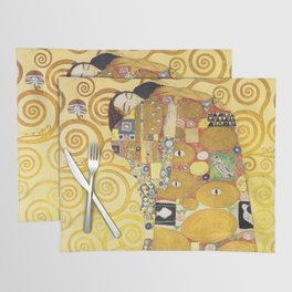 Gustav Klimt - The Embrace - Die Umarmung - Vienna Secession Painting Placemat
