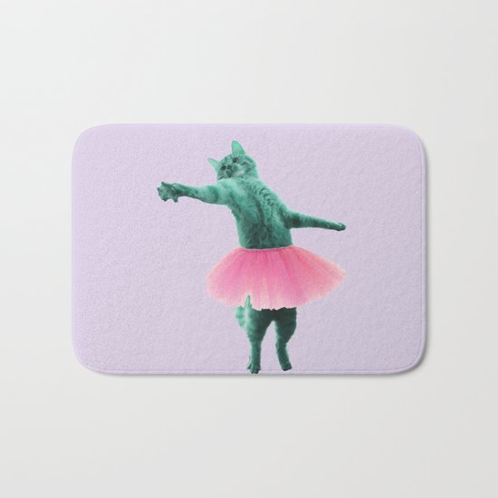 ballerina Cat Bath Mat