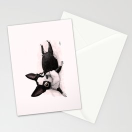 The Little Fat Boston Terrier Stationery Cards