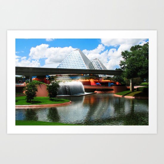 Epcot at Disney World Art Print
