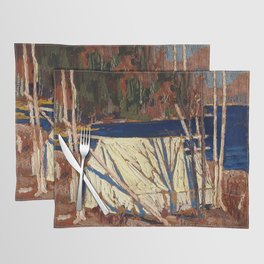 Tom Thomson - The Tent - Canada, Canadian Oil Painting - Group of Seven Placemat