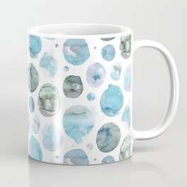 Blue Watercolor Polka Dots Mug